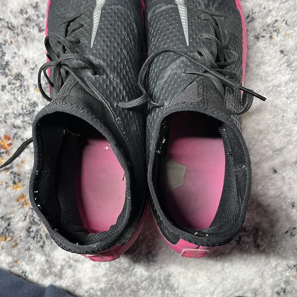 Nike Phantom Gt Elite Df Fg Black-Pink-Metallic Silver Sz‎ 9M   [CW6589-006]